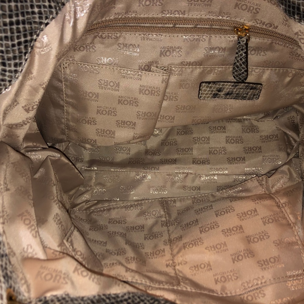 Michael Kors Python Print Shoudler Bag - image 4